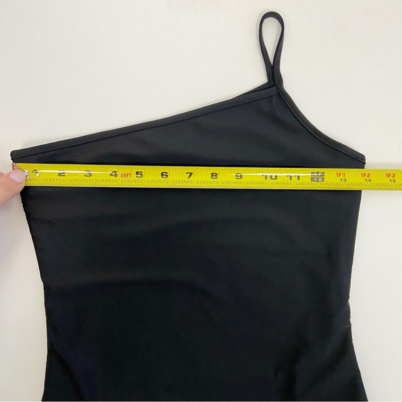 Superdown Rumer Asymmetrical Mini Dress in Black - Picture 8 of 10